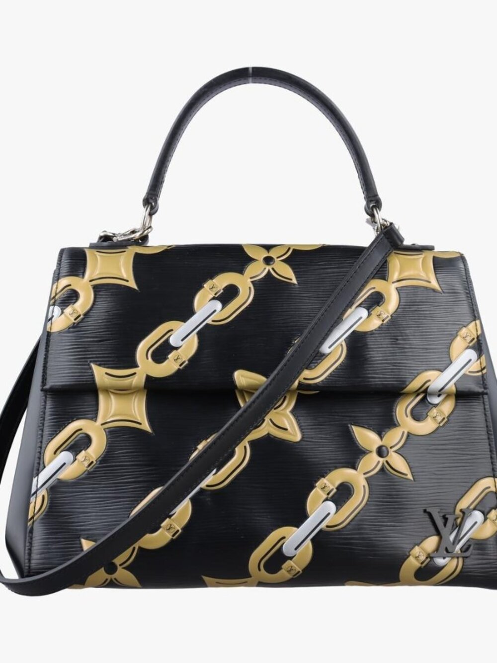 LV Epi Chain Flower Cluny